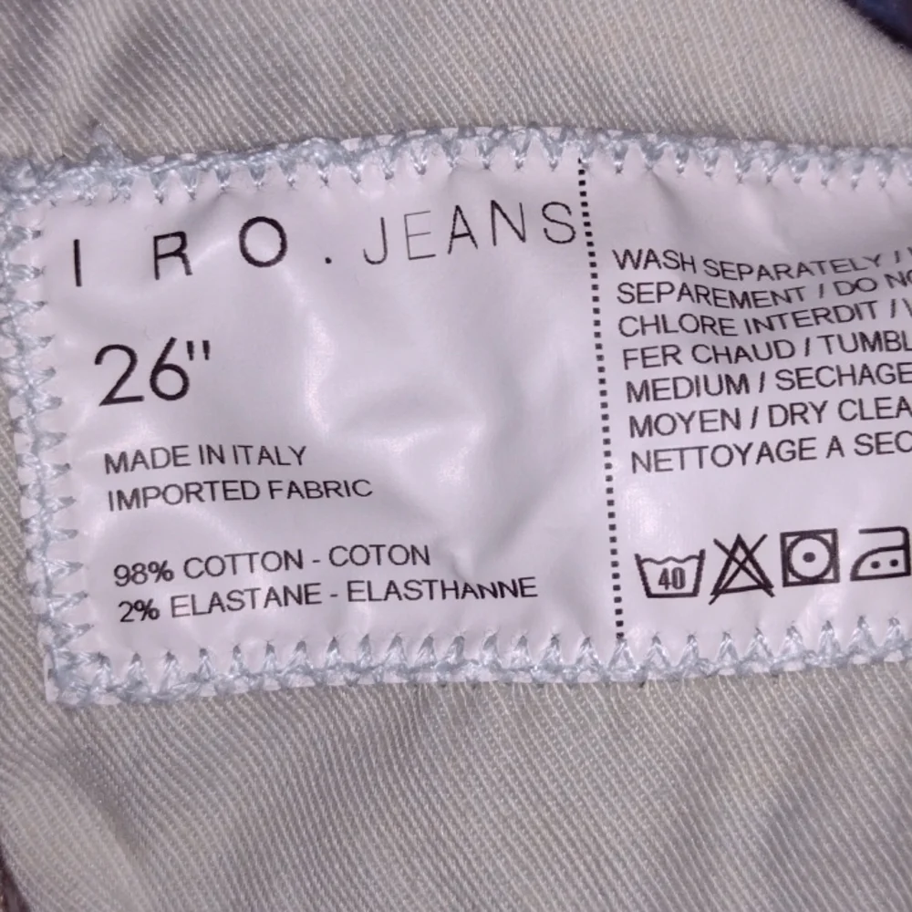 IRO Skinny Distressed Light Blue Jeans - Size 26
